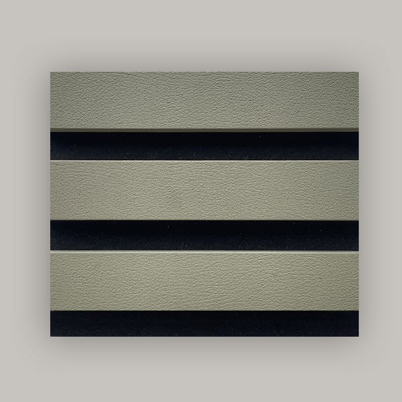 Grille Wall/Acoustic Wall Panel (Single-Side PVC Wrapped) – Fabric-Grain / Leather-Grain   2400/2700mm × 600mm