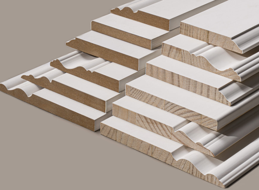 White Primed Skirting Board/Baseboard